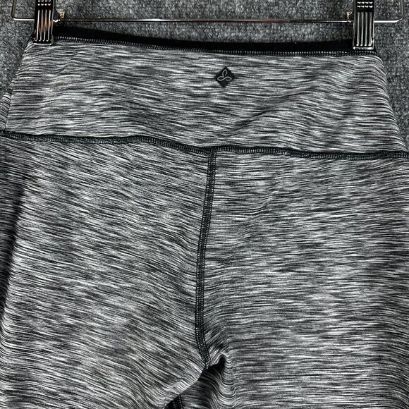 Prana Pants Womens Small Gray Crop Compression Stretch  Ankle Detail Pull On - Picture 7 of 7